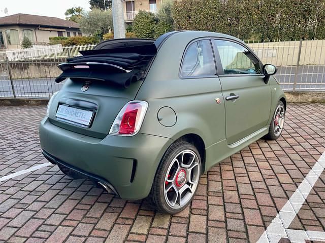 Usata Abarth 500C Custom 135 CV (99 kW) 2014 Verde Cabrio