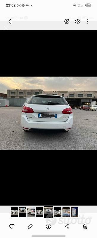 Usata Peugeot 308 SW 99 CV (72 kW) 2016 Bianco Station wagon