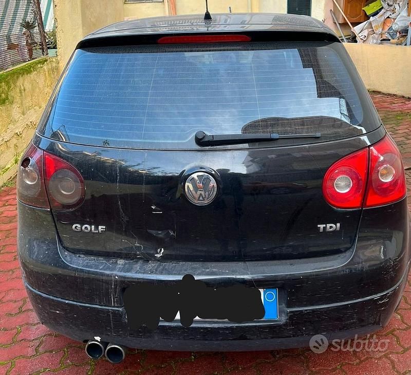 Usata VW Golf VI 120 CV (88 kW) 2008 Nero Utilitaria