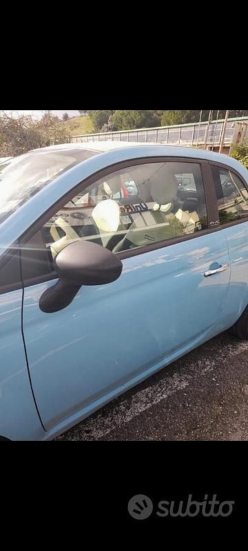 Usata Fiat 500C 95 CV (69 kW) 2013 Blu Cabrio