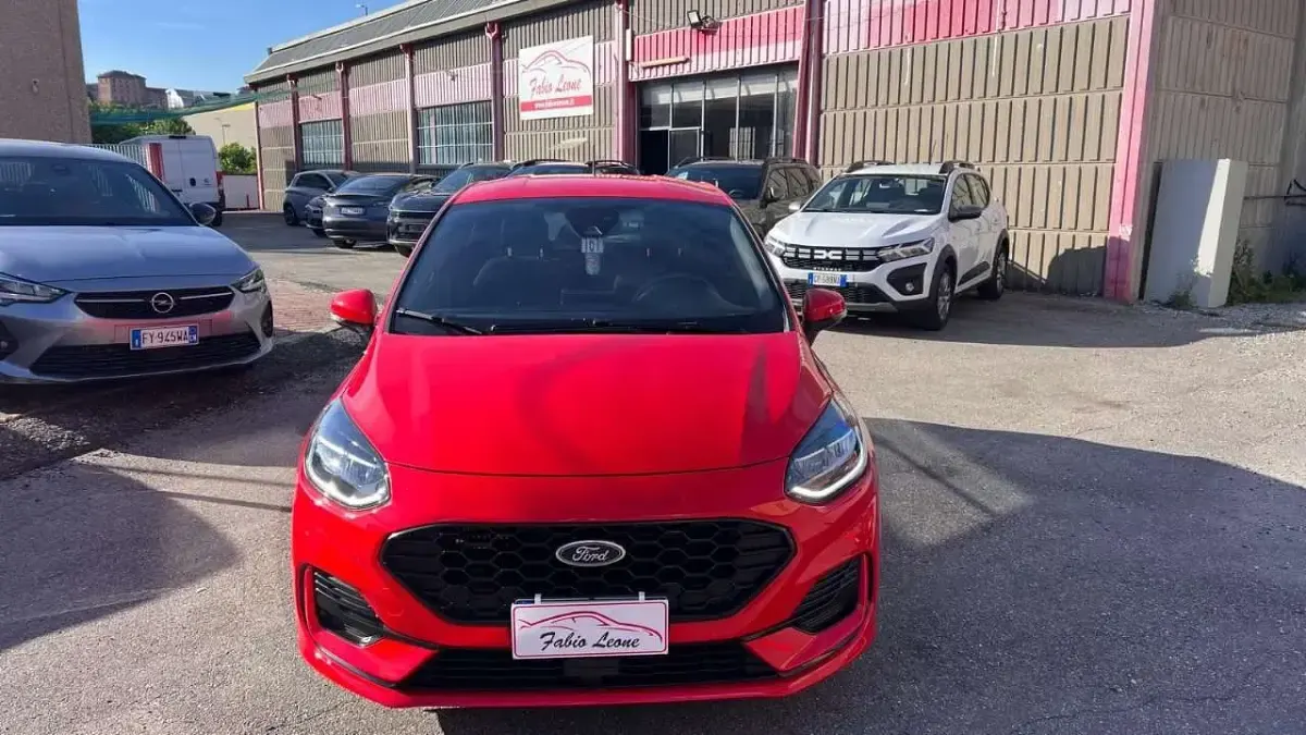Usata Ford Fiesta ST-Line 125 CV (91 kW) 2023 Rosso Utilitaria