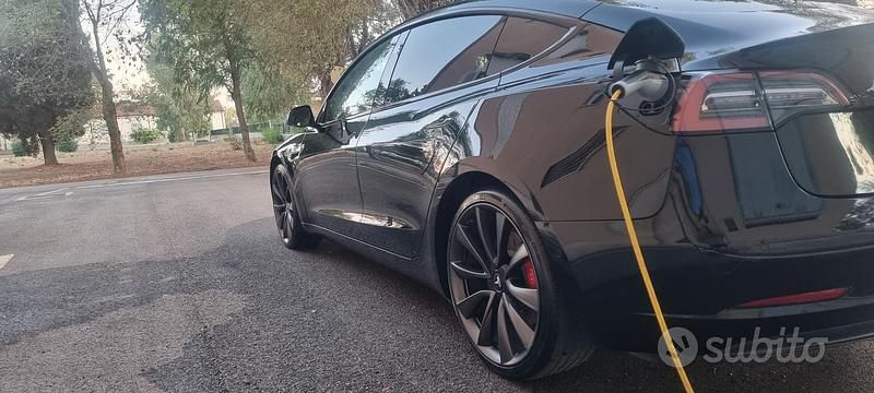 Usata Tesla Model 3 Performance 461 kW (627 CV) 2020 Nero Berlina