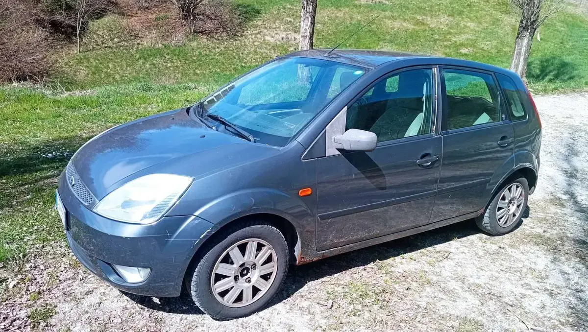 Usata Ford Fiesta Ghia 68 CV (50 kW) 2002 Grigio Utilitaria