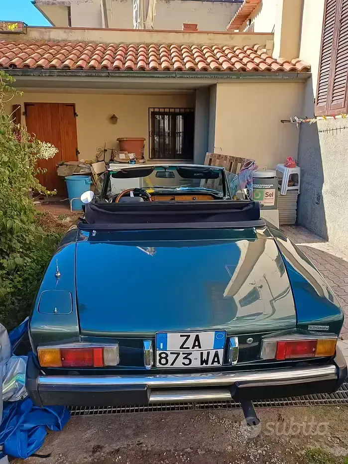 Usata Fiat 124 Spider Sport 1970 Verde Cabrio