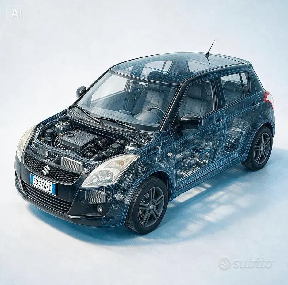 Usata Suzuki Swift 94 CV (69 kW) 2010 Nero Utilitaria