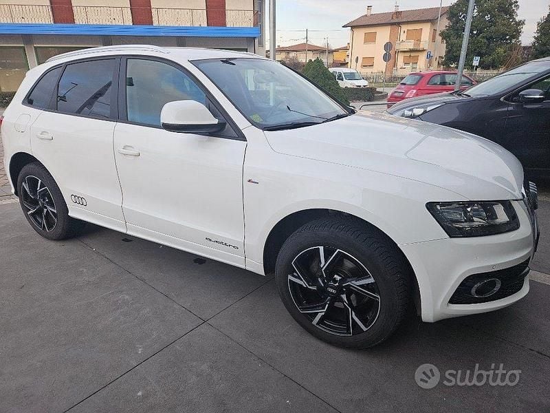 Usata Audi Q5 170 CV (125 kW) 2010 Bianco pastello SUV