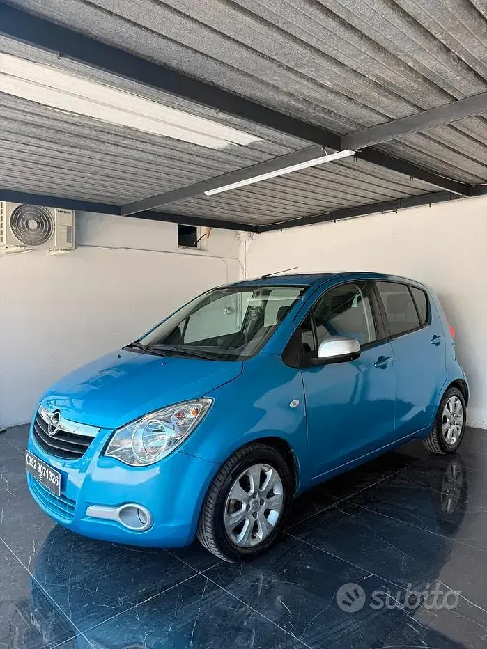 Usata Opel Agila Enjoy 65 CV (47 kW) 2010 Blu Utilitaria