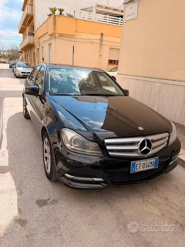 Usata Mercedes C200 2012 Nero Berlina