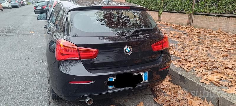 Usata BMW 116 Advantage 116 CV (85 kW) 2017 Nero Utilitaria