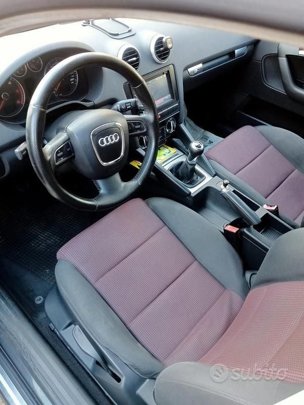 Usata Audi A3 140 CV (102 kW) 2010 Nero Utilitaria