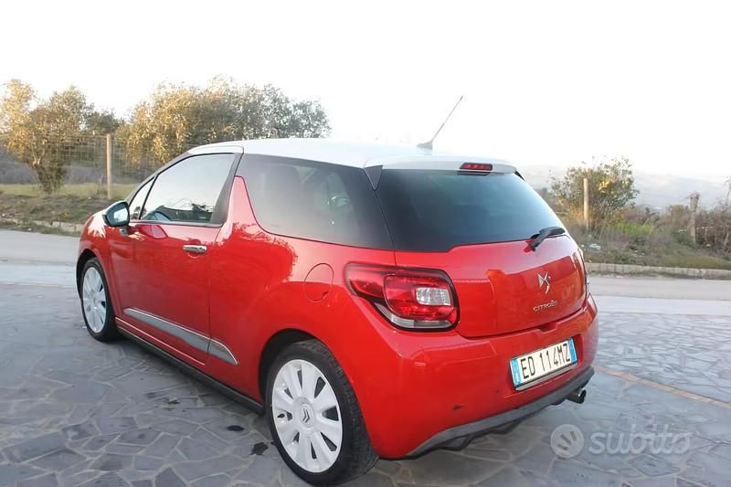Usata Citroën DS3 92 CV (67 kW) 2010 Rosso Utilitaria