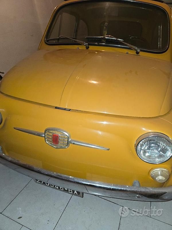 Usata Fiat Cinquecento 1960 Giallo Utilitaria