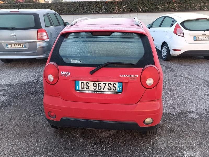 Usata Chevrolet Matiz SX 67 CV (49 kW) 2008 Rosso Utilitaria
