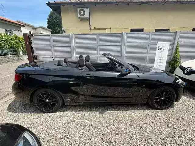 Usata BMW 218 M Sport 136 CV (100 kW) 2021 Nero Cabrio