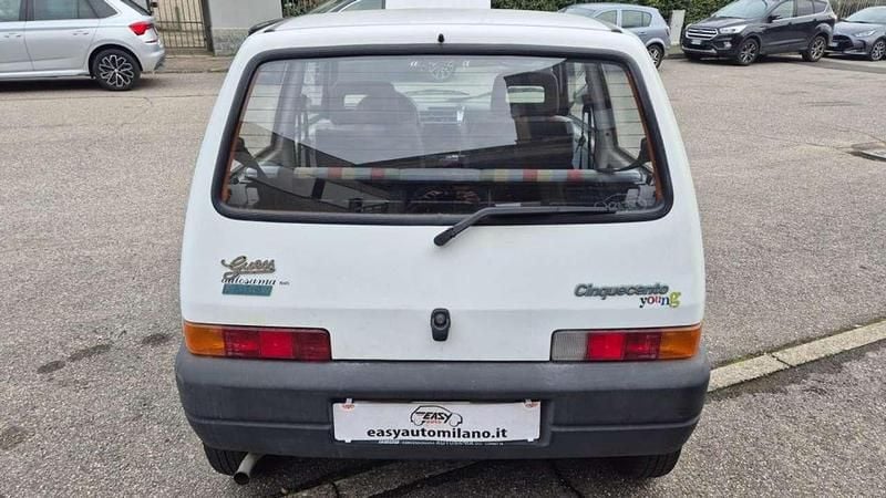 Usata Fiat Cinquecento Young 39 CV (28 kW) 1997 Bianco Utilitaria
