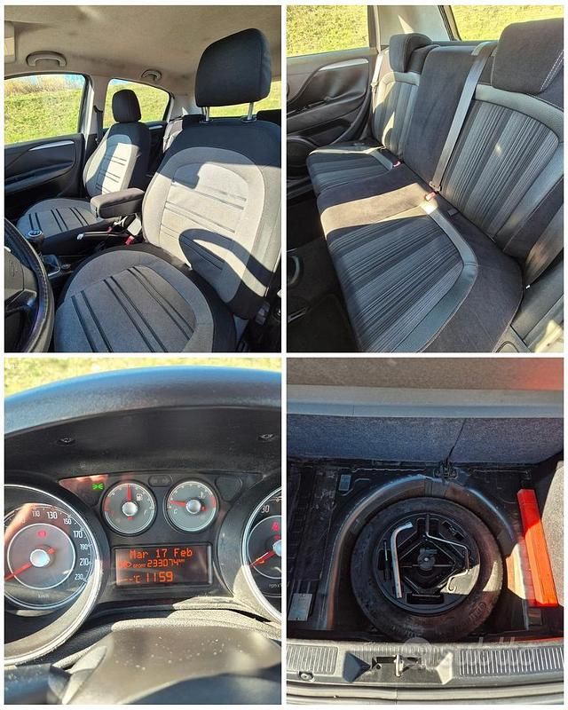 Usata Fiat Grande Punto 95 CV (69 kW) 2011 Grigio Utilitaria