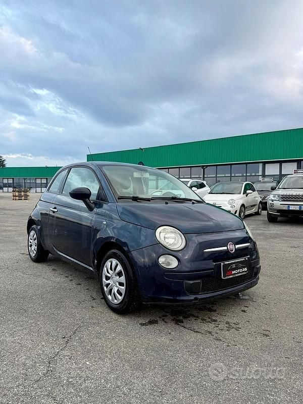 Usata Fiat 500 69 CV (50 kW) 2009 Blu Cabrio