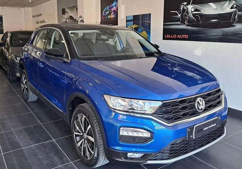Usata VW T-Roc Style 116 CV (85 kW) 2019 Blu/azzurro SUV