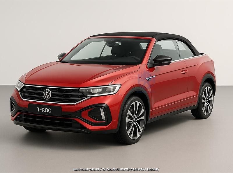 Usata VW T-Roc R-line 150 CV (110 kW) 2021 Rosso SUV