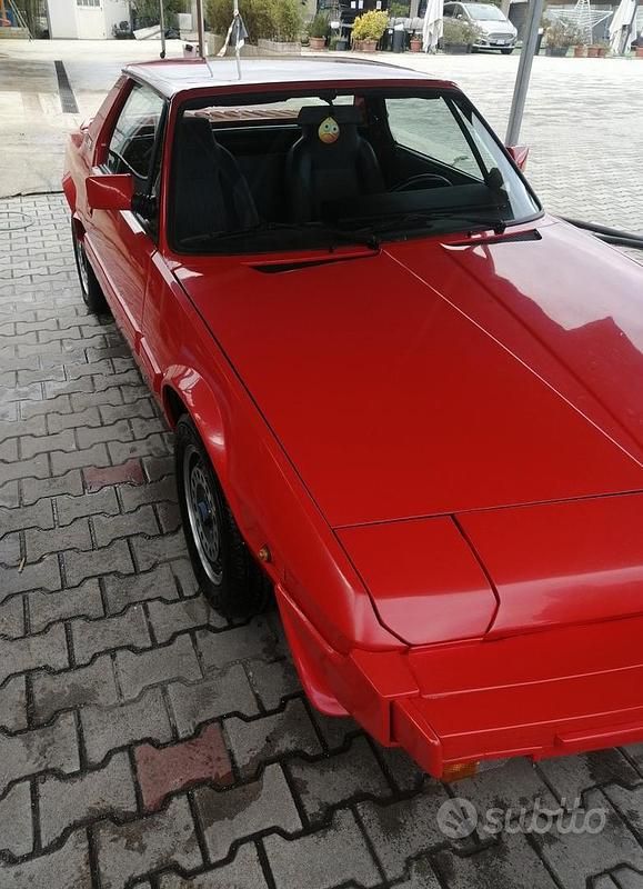 Usata Fiat X 1/9 1988 Rosso Cabrio