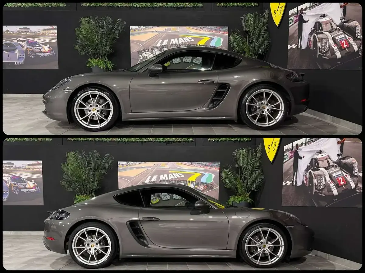 Usata Porsche Cayman 299 CV (219 kW) 2018 Grigio agata Coupé