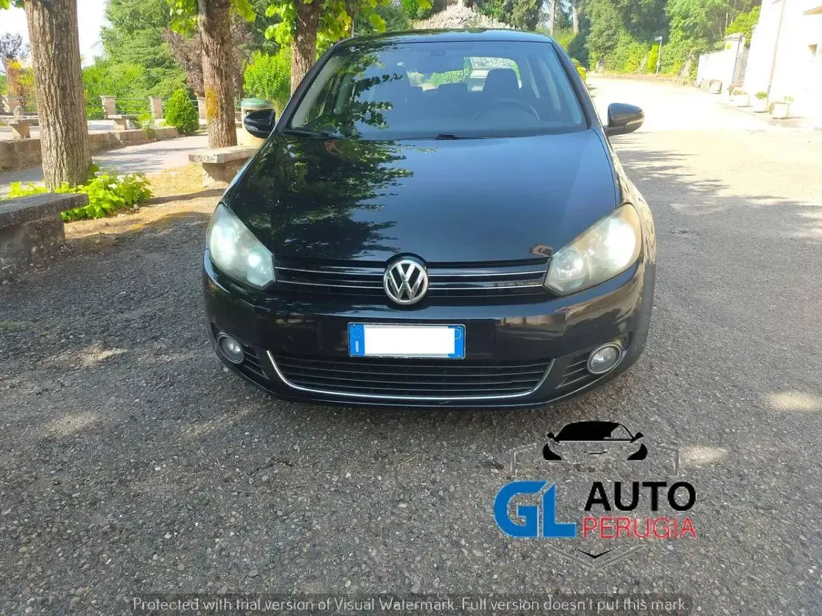 Usata VW Golf VI Highline 110 CV (80 kW) 2010 Nero Utilitaria