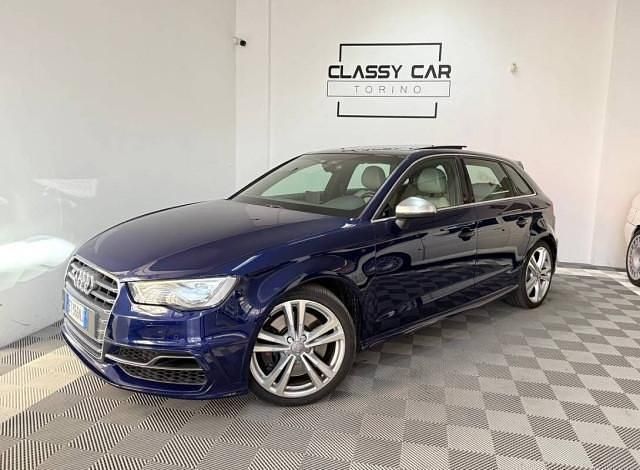 Usata Audi S3 S-Line 303 CV (222 kW) 2014 Blu Berlina