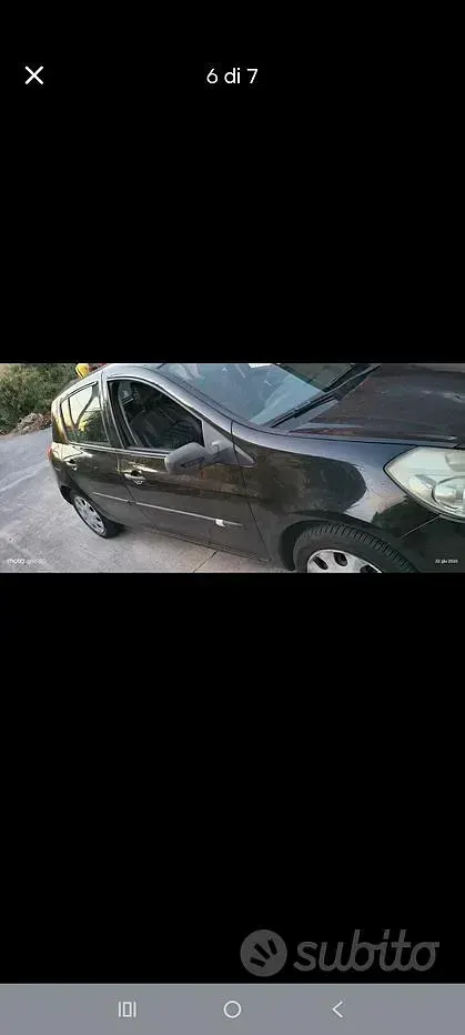 Usata Renault Clio II 85 CV (62 kW) 2008 Nero Berlina