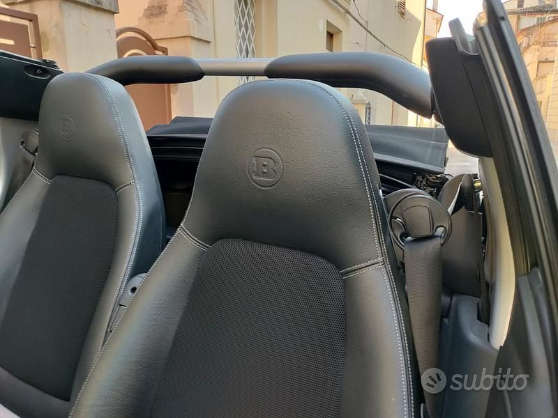 Usata Smart ForTwo Cabrio Brabus 98 CV (72 kW) 2008 Rosso Cabrio