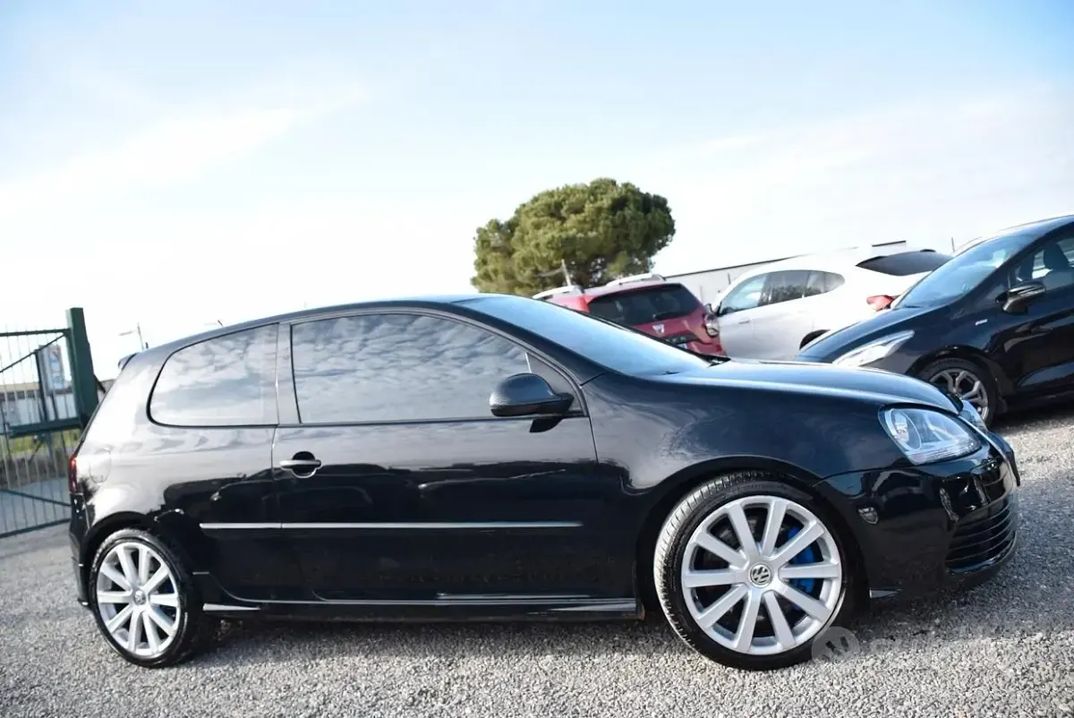 Usata VW Golf VI R 250 CV (183 kW) 2008 Nero Utilitaria