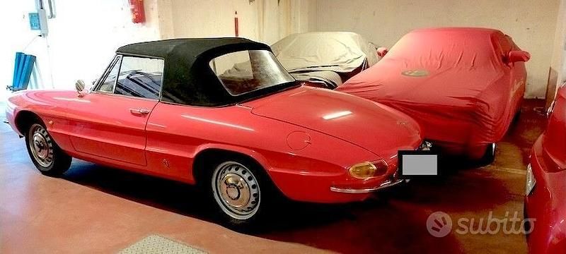 Usata Alfa Romeo Spider 1960 Rosso Cabrio