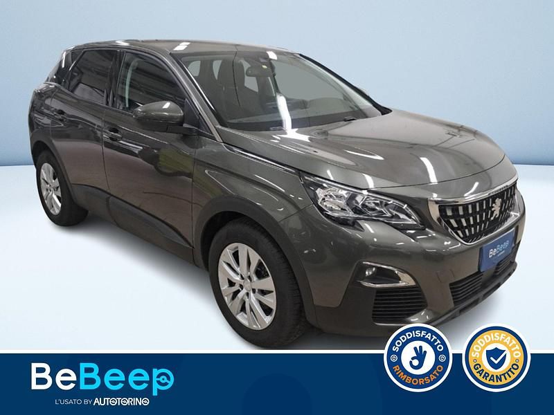 Usata Peugeot 3008 Active 131 CV (96 kW) 2020 Grigio scuro metallizzato SUV