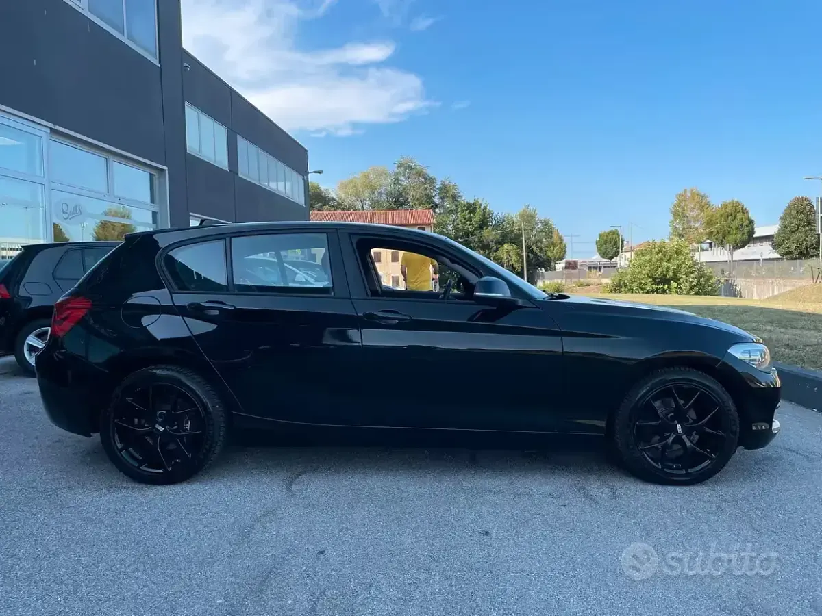 Usata BMW 116 Sport Line 109 CV (80 kW) 2016 Nero Utilitaria