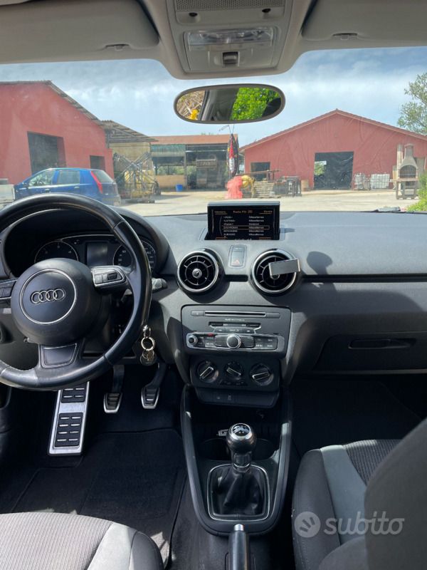 Usata Audi A1 S-Line 90 CV (66 kW) 2015 Bianco Utilitaria