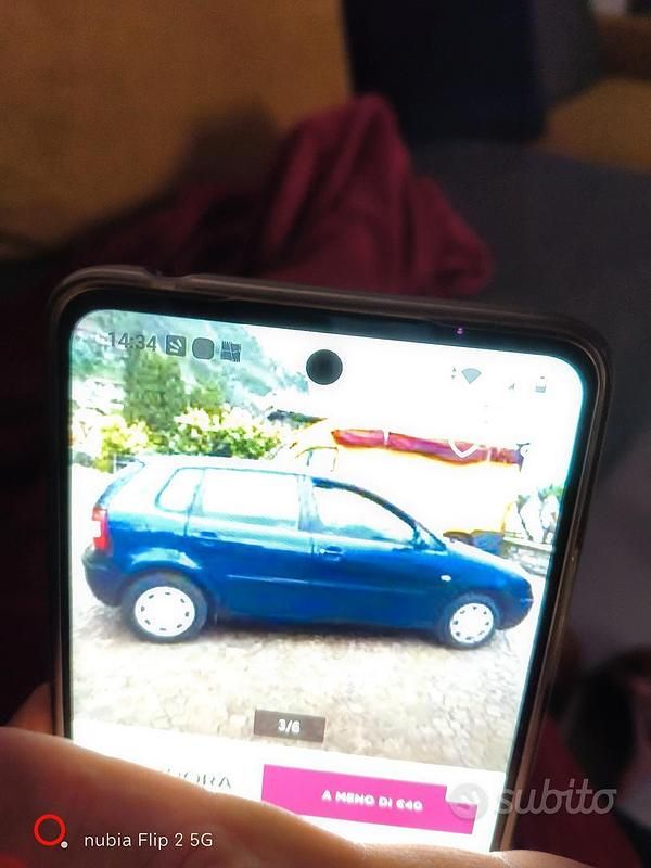 Usata VW Polo 2005 Blu Utilitaria