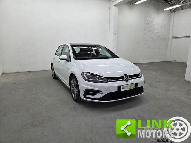 Usata VW Golf VII R-line BlueMotion 116 CV (85 kW) 2017 Bianco Berlina
