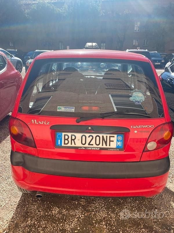 Usata Chevrolet Matiz 2001 Rosso Utilitaria