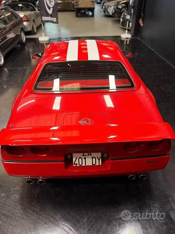 Usata Corvette ZR1 1990 Rosso Cabrio