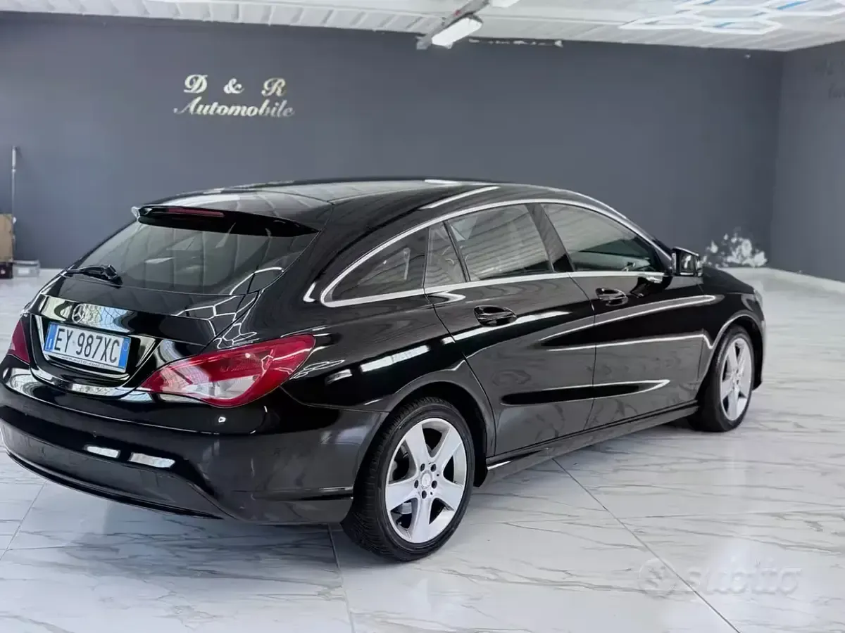 Usata Mercedes CLA200 Premium 136 CV (100 kW) 2015 Nero Coupé