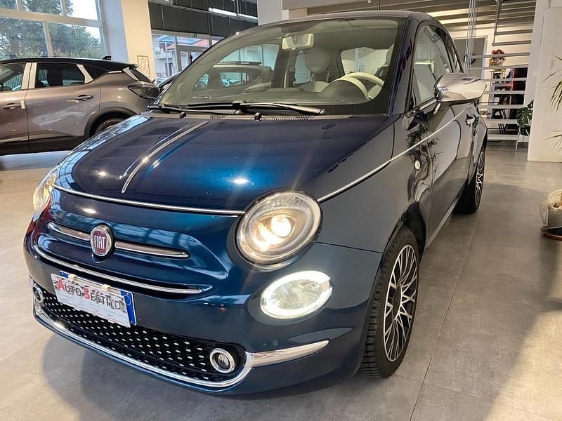 Usata Fiat 500 Collezione 95 CV (69 kW) 2018 Blu Berlina
