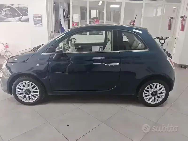 Usata Fiat 500 Lounge 69 CV (50 kW) 2014 Blu Berlina