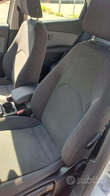 Usata Seat Leon 115 CV (84 kW) 2016 Bianco Berlina