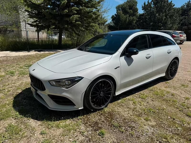 Usata Mercedes CLA200 150 CV (110 kW) 2021 Bianco Station wagon
