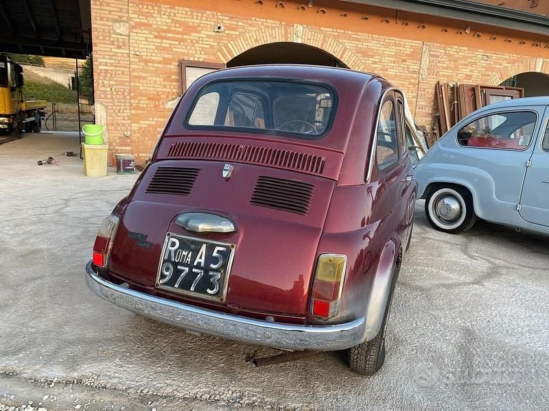 Usata Fiat 500 1960 Rosso Utilitaria