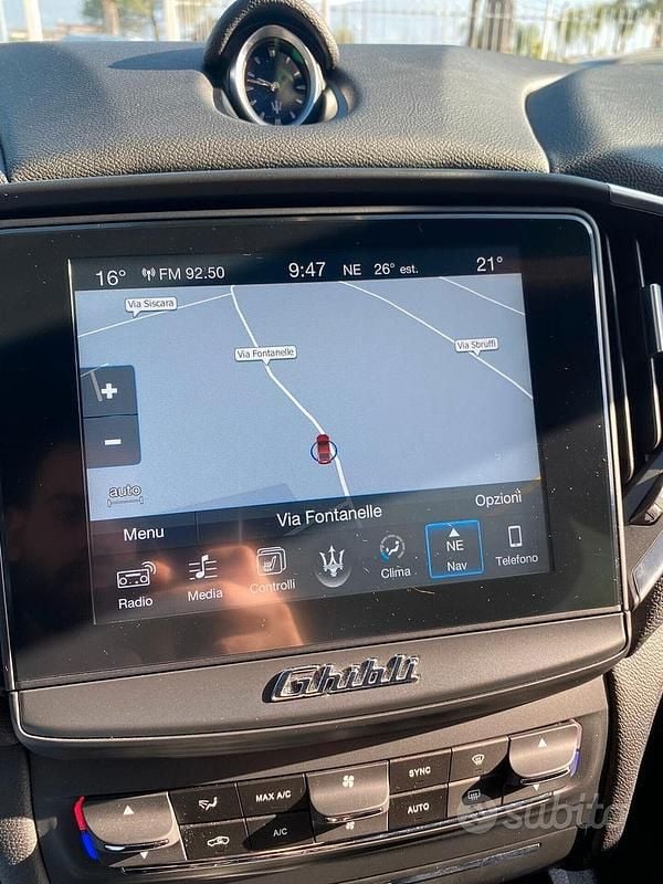 Usata Maserati Ghibli 350 CV (257 kW) 2017 Bianco Berlina