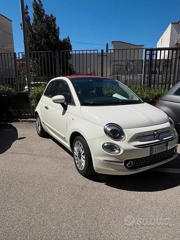 Usata Fiat 500C Dolcevita 69 CV (50 kW) 2020 Bianco Cabrio