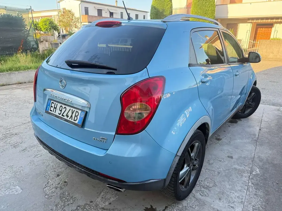 Usata SsangYong Korando 175 CV (128 kW) 2011 Blu/azzurro SUV
