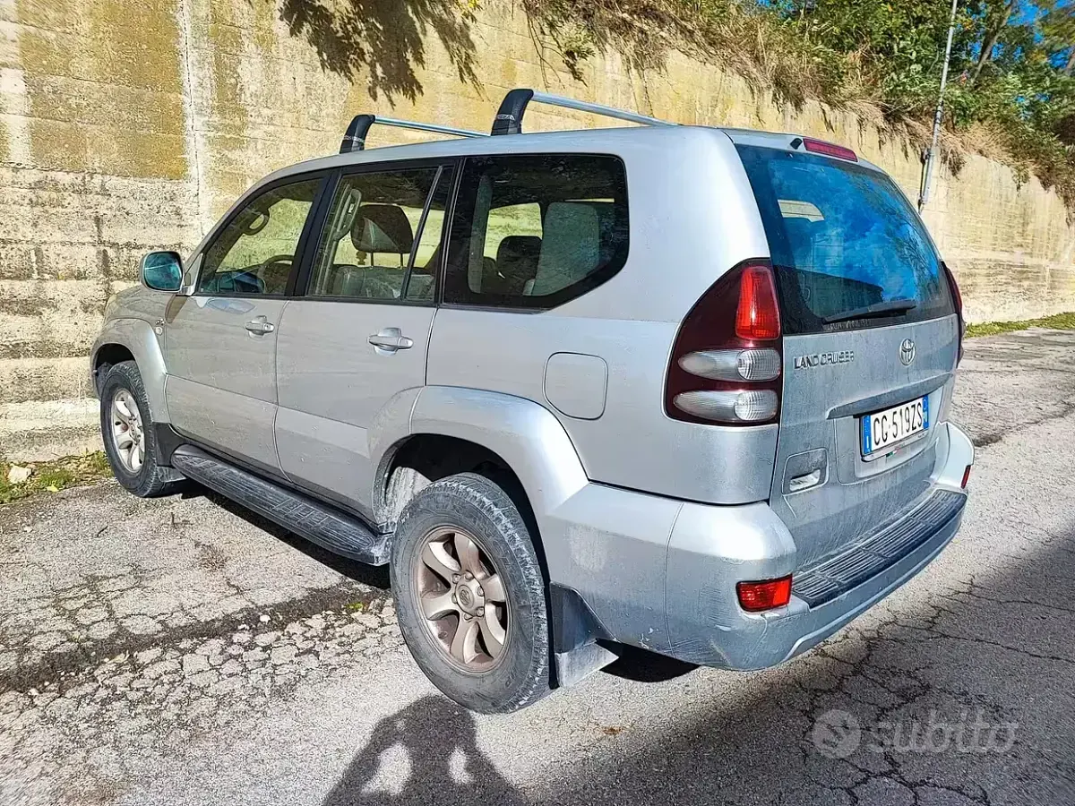 Usata Toyota Land Cruiser 163 CV (119 kW) 2003 Grigio SUV