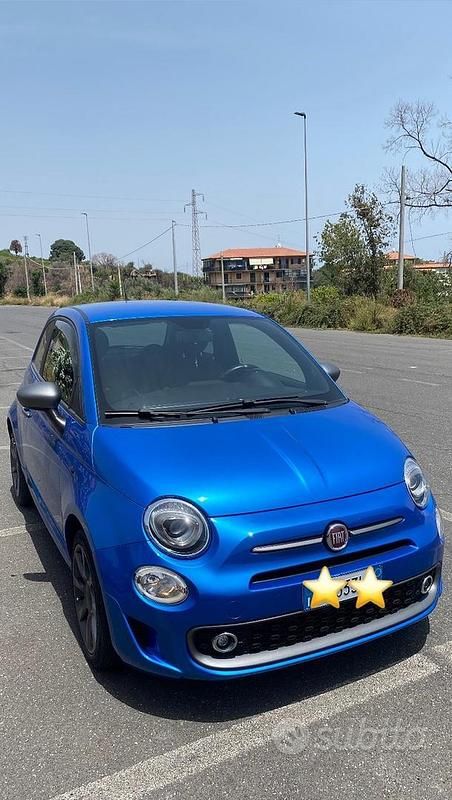 Blu Usata 2019 Fiat 500 Sport Tre volumi | 9990 € (Buon prezzo) - Immagine 1/4