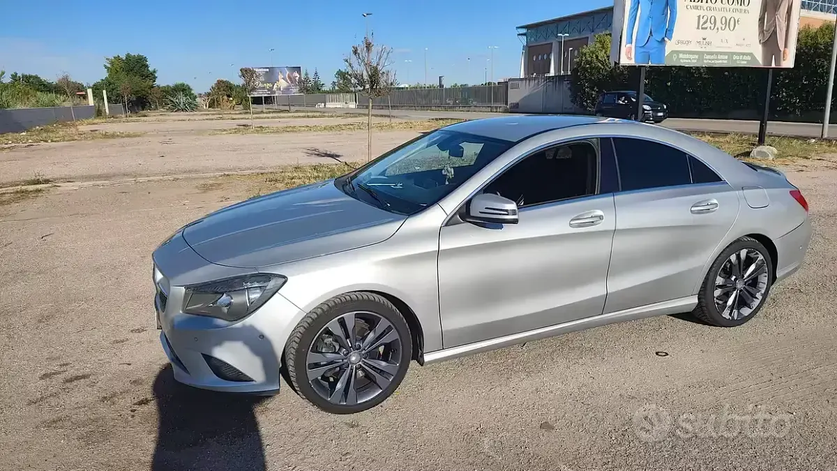 Usata Mercedes CLA220 170 CV (125 kW) 2014 Grigio Berlina